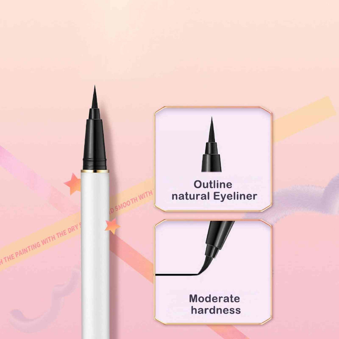 Waterproof Long Lasting without Smudging Quick Drying Eyeliner for Beginners Gentle and Easy to Remove Is the Foundation for Finishing Makeup 0.6Ml