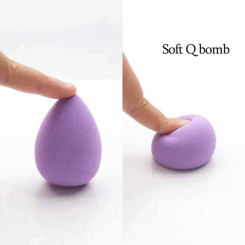 Achieve Flawless Makeup Application with Our Cream Beauty Egg Makeup Sponge: Perfect for Blending and Buffing