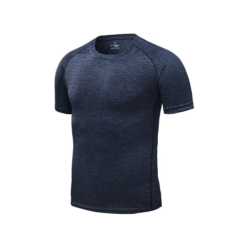 Men's Quick Dry Compression Running T-Shirts: Fitness & Soccer Sportswear