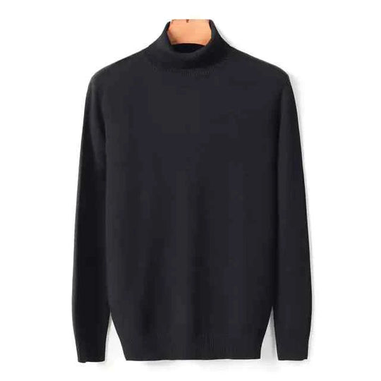 Classic Comfort: Turtleneck Sweater for Men - Stay Stylish and Warm All Season Long