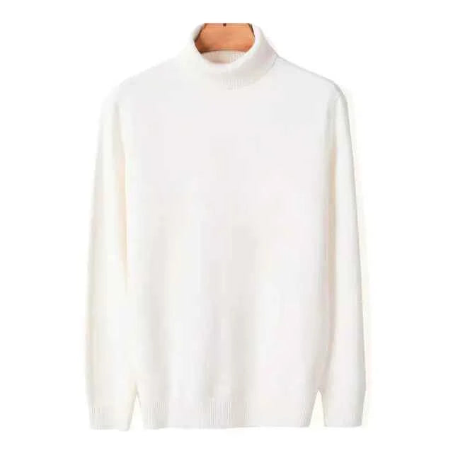 Classic Comfort: Turtleneck Sweater for Men - Stay Stylish and Warm All Season Long