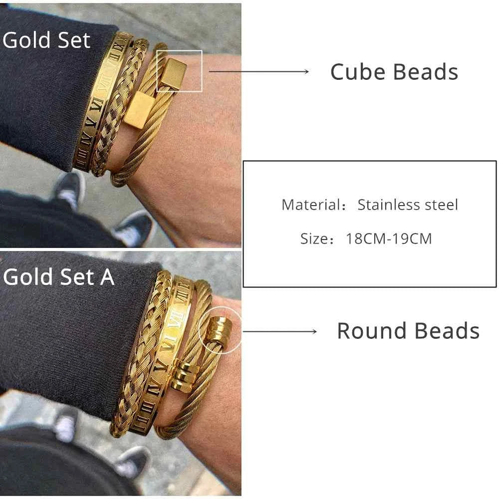 Stainless Steel Bracelet Men Jewelry