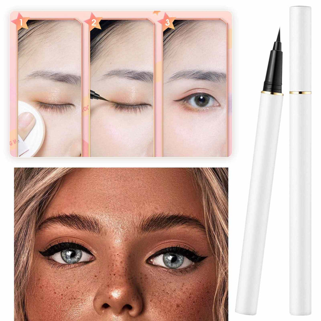 Waterproof Long Lasting without Smudging Quick Drying Eyeliner for Beginners Gentle and Easy to Remove Is the Foundation for Finishing Makeup 0.6Ml