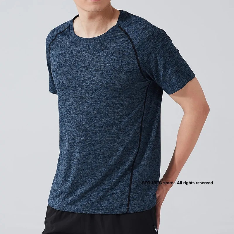 Men's Quick Dry Compression Running T-Shirts: Fitness & Soccer Sportswear