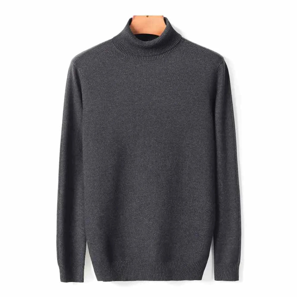 Classic Comfort: Turtleneck Sweater for Men - Stay Stylish and Warm All Season Long