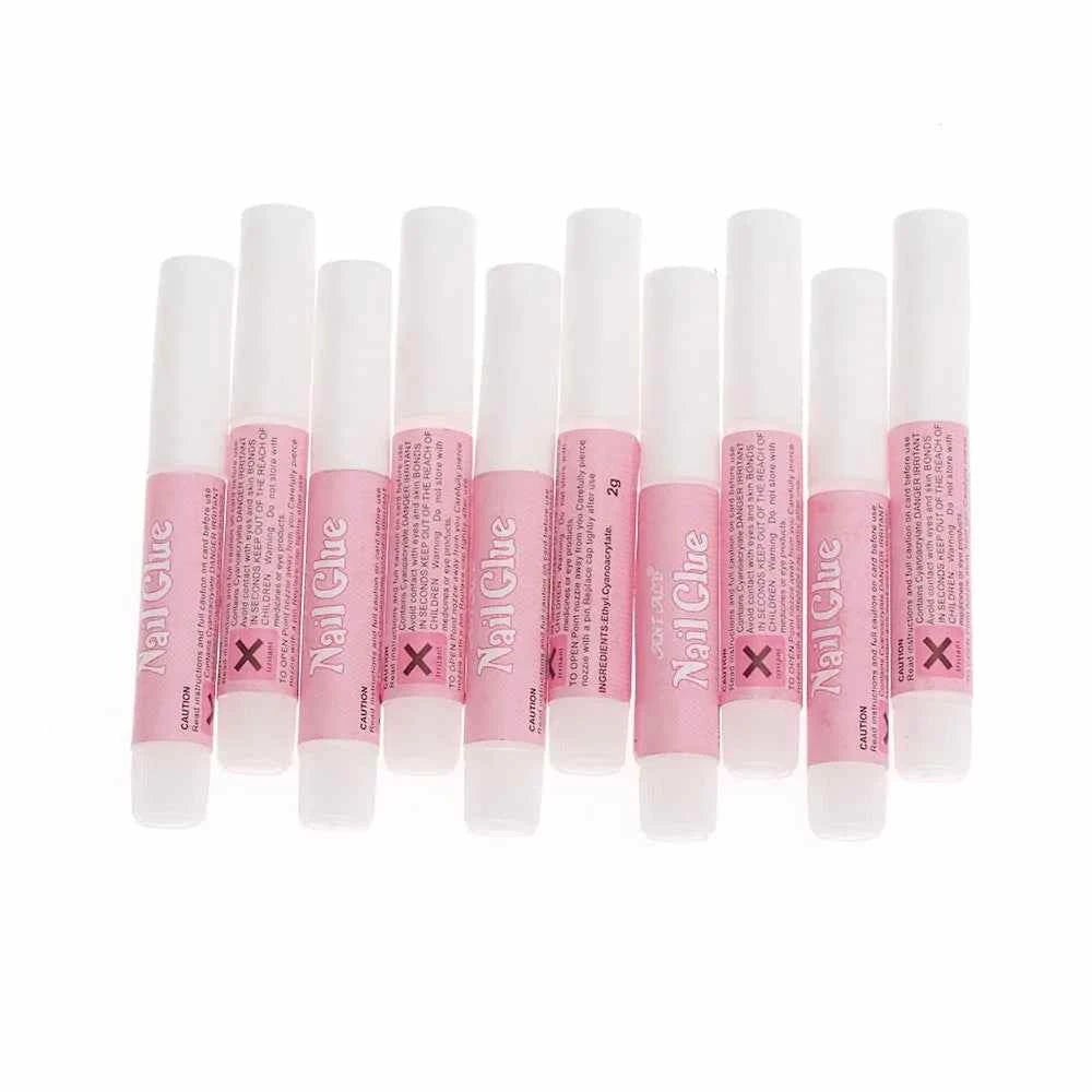 10pc Mini Beauty Nail Glue Set