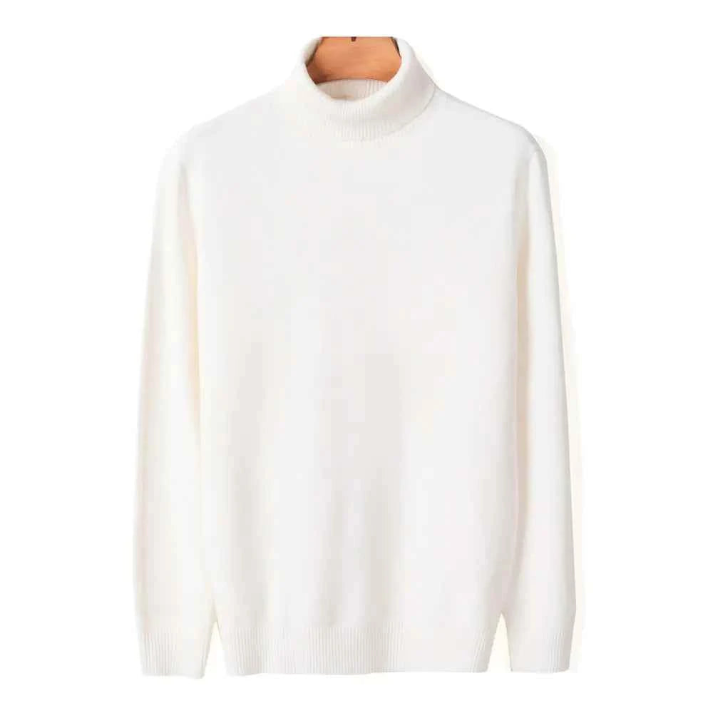 Classic Comfort: Turtleneck Sweater for Men - Stay Stylish and Warm All Season Long