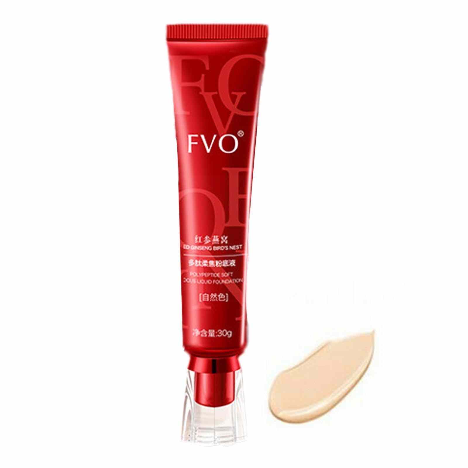 NEW FV Foundation Red Ginseng Bird's Nest Liquid Foundation Oil-control  Waterproof Hydrating Concealer Long-lasting Face Base 15