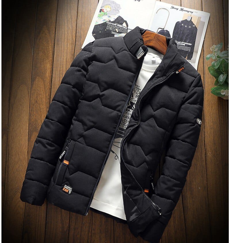 1Fashion Casual Outdoor Jackets Warm Coat Male Outwear Thicken