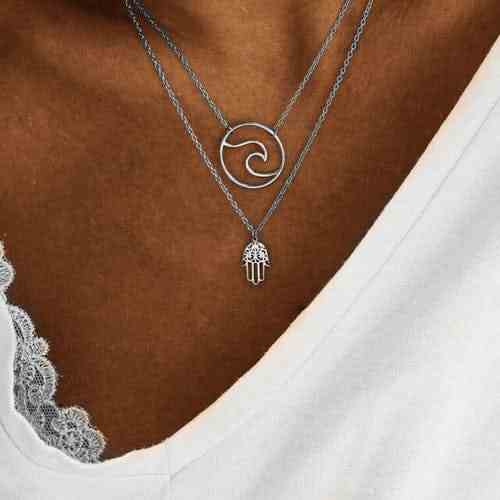 Bohemian Multi Layer Necklace Pendant