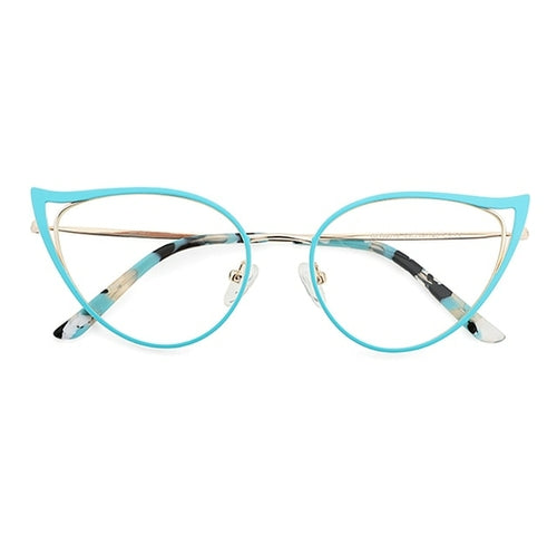 Anti Blue Light Glasses Frame Women Prescription Optical Cat Eye