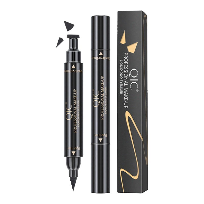 Big Seal Stamp Liquid Eyeliner Pen Waterproof Fast Dry Black Eye Liner