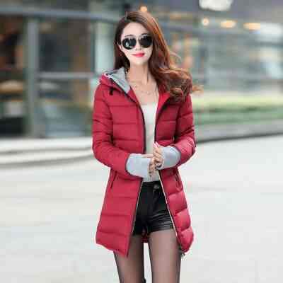 2Waterproof Autumn Winter fashion casual women overcoat warm jacket thick long Lady Coats female warm Parkas