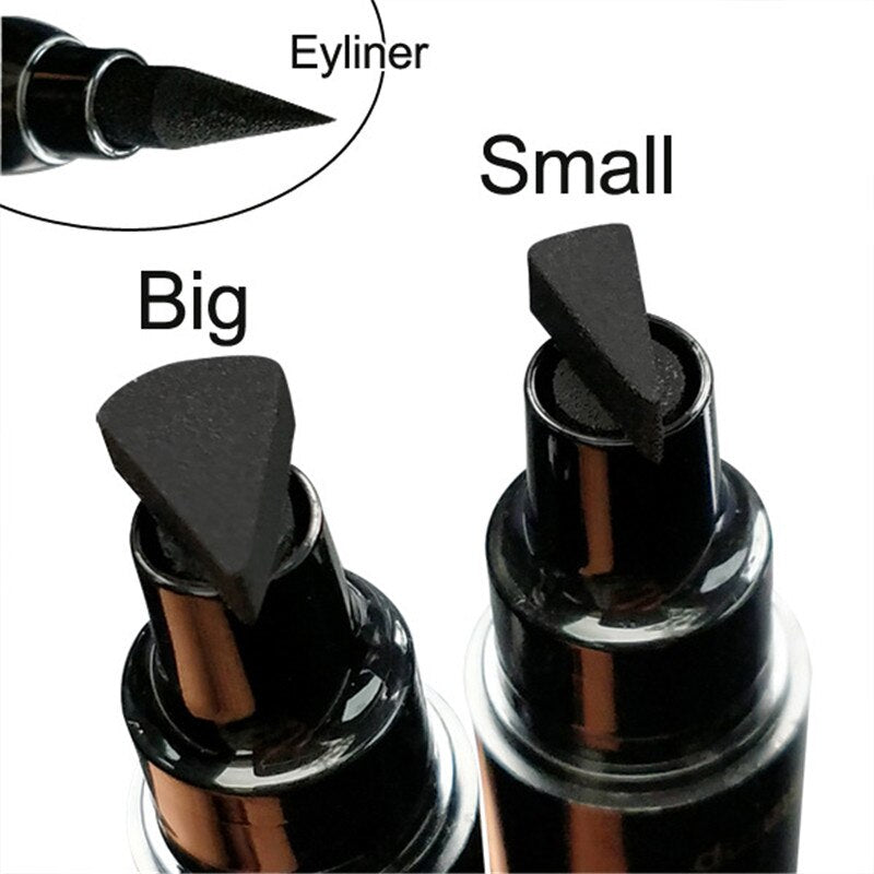 Double Wing Stamp Eyeliner Black Liquid Eyeliner Professional