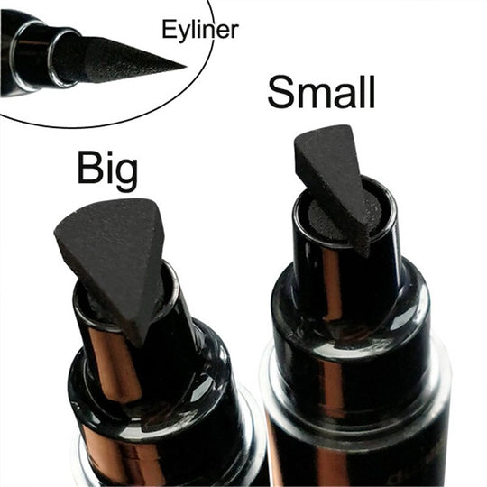 Double Wing Stamp Eyeliner Black Liquid Eyeliner Professional