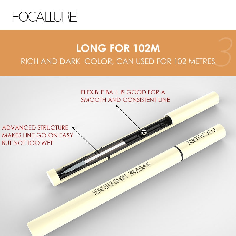 Focallure Black Liquid Eyeliner Eye Make