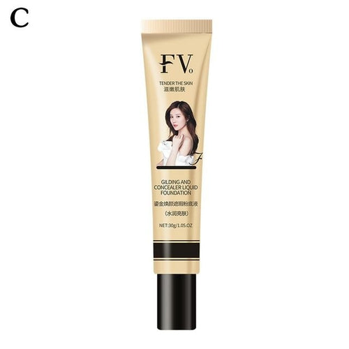 Face Fv Foundation Gilded Base Liquid Cream Coverage ConcFace Fv Foundation Gilded Base Liquid Cream Coverage Concealerealer