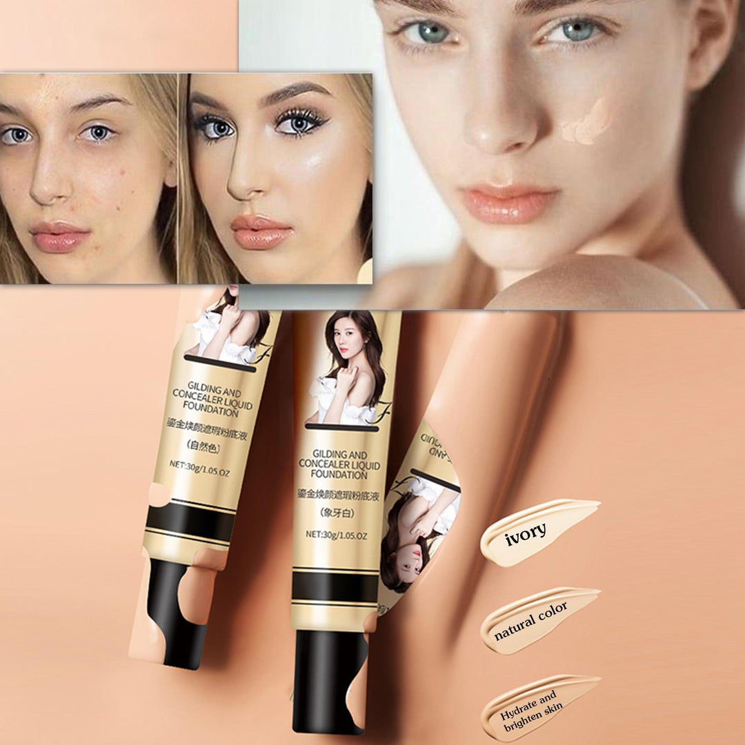 Face Fv Foundation Gilded Base Liquid Cream Coverage ConcFace Fv Foundation Gilded Base Liquid Cream Coverage Concealerealer