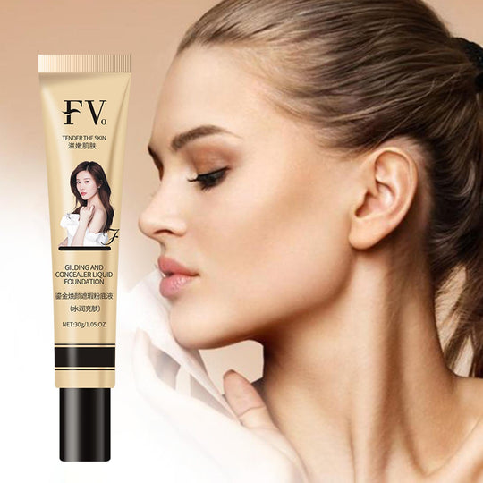 Face Fv Foundation Gilded Base Liquid Cream Coverage CoFace Fv Foundation Gilded Base Liquid Cream Coverage Concealerncealer