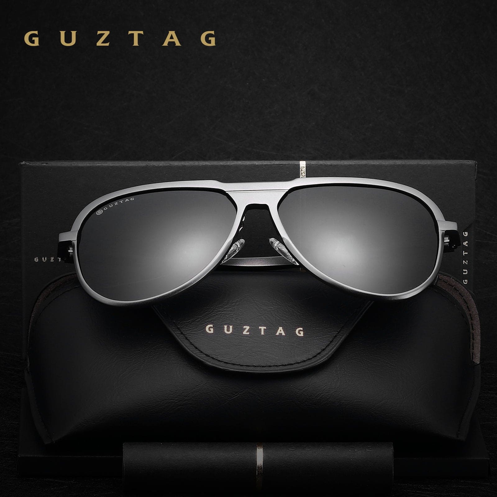 1GUZTAG Classic High End Sunglasses Polarized Men Driving Sun Glasses