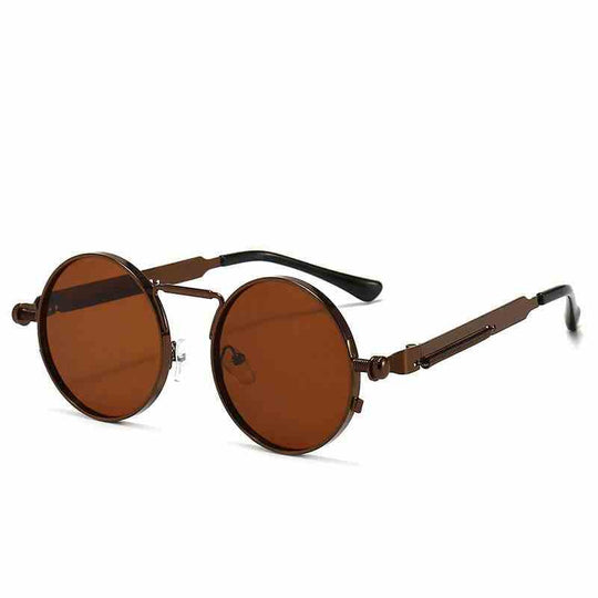 7Spring Metal Steampunk Mirror Sun Glasses
