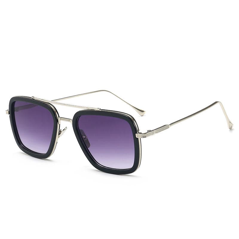 3American Fashion Square Sunglasses Men'