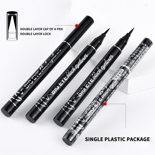 Lekofo Soft Eyeliner Black Liquid Super Waterproof Long Lasting