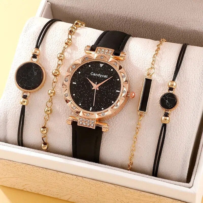 Watch Women Fashion Casual Leather Belt Watches Simple Ladies