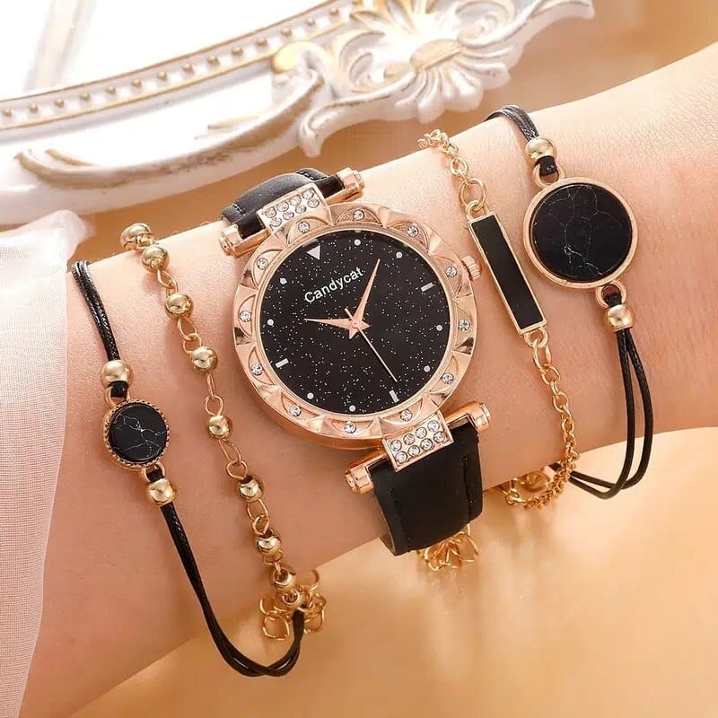 Watch Women Fashion Casual Leather Belt Watches Simple Ladies