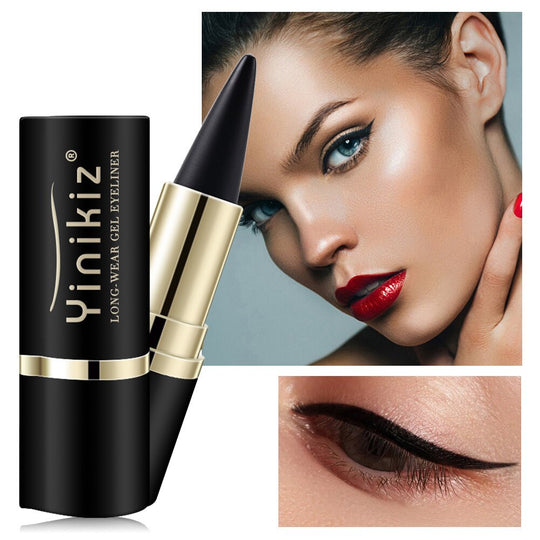 Professional Beauty Makeup Tool Waterproof Eyeliner Gel Black Long