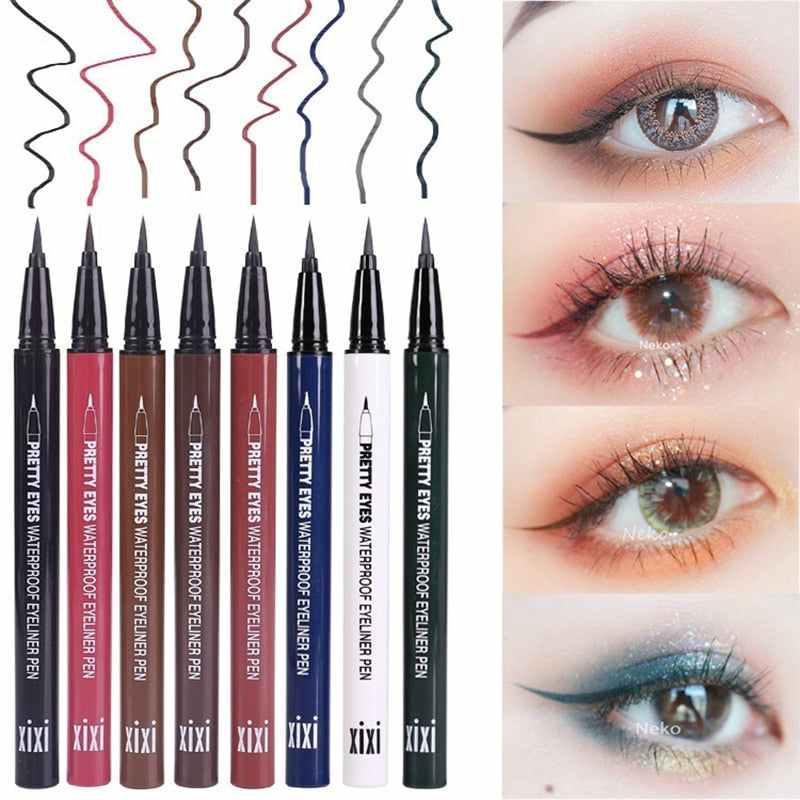 Professional Fast Dry Smooth Waterproof Eyeliner Pencils Eyes Brown