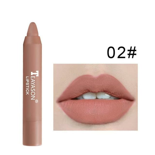 Teayason 12 Colors Matte Lipstick Lip Tint Lipstick Pen Makeup