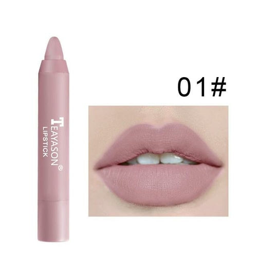 Teayason 12 Colors Matte Lipstick Lip Tint Lipstick Pen Makeup