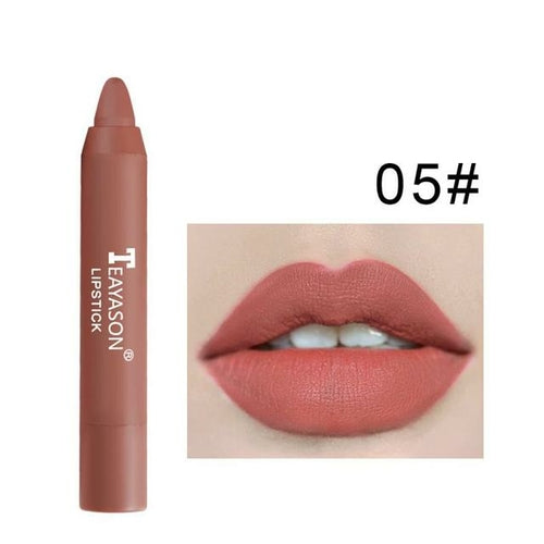 Teayason 12 Colors Matte Lipstick Lip Tint Lipstick Pen Makeup