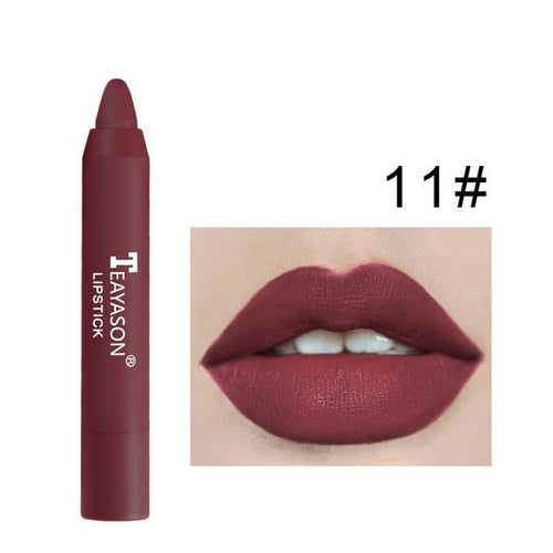 Teayason 12 Colors Matte Lipstick Lip Tint Lipstick Pen MakeupTeayason 12 Colors Matte Lipstick Lip Tint Lipstick Pen Makeup