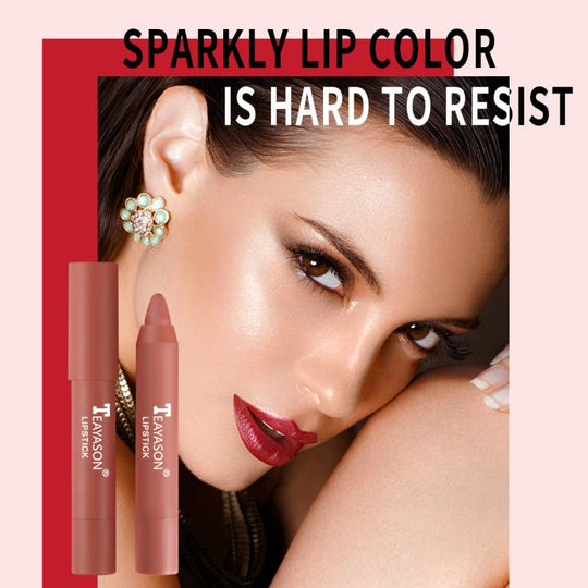 Teayason 12 Colors Matte Lipstick Lip Tint Lipstick Pen Makeup