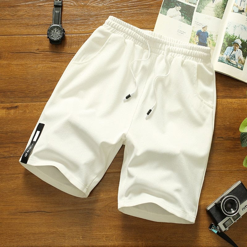 4white shorts men japanese style polyester running sport shorts