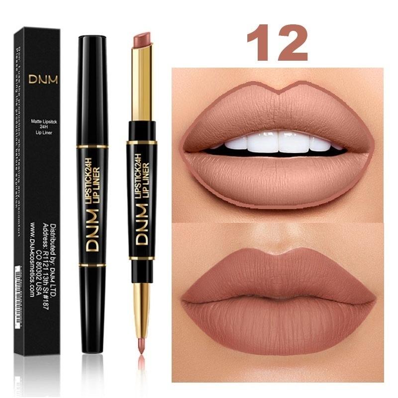 1 Liner Waterproof Matte Lipstick Pencil Contour Tint Sexy Red Long Lasting Moisturizer Lipliner Cosmetics TSLM1