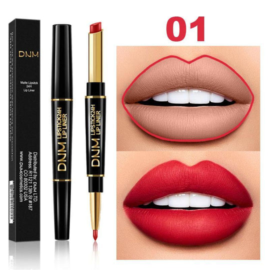 1 Liner Waterproof Matte Lipstick Pencil Contour Tint Sexy Red Long Lasting Moisturizer Lipliner Cosmetics TSLM1