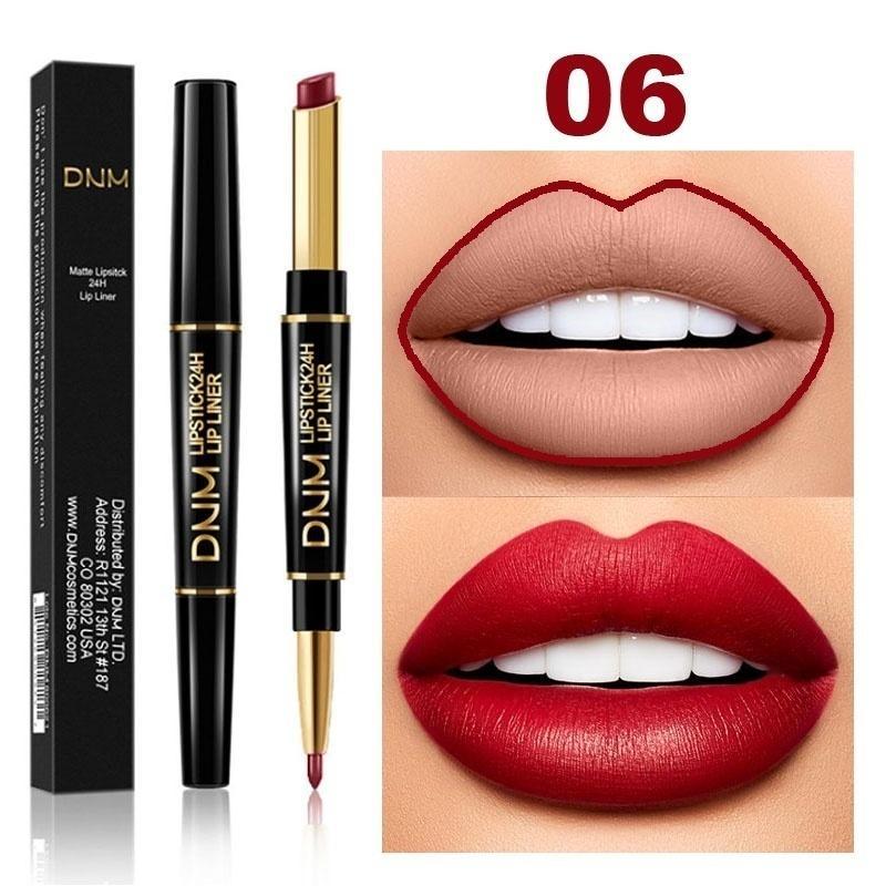 1 Liner Waterproof Matte Lipstick Pencil Contour Tint Sexy Red Long Lasting Moisturizer Lipliner Cosmetics TSLM1