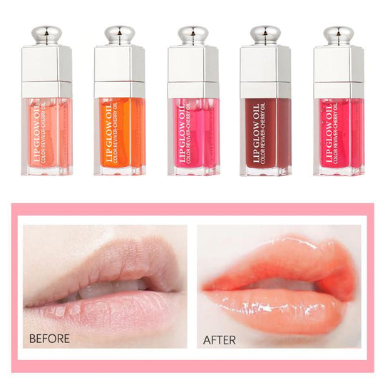 Lip Gloss Clear Fashion 6ml Crystal Jelly Moisturizing Oil Plumping Sexy Plump Glow Tinted Plumper Lips MakeupLip