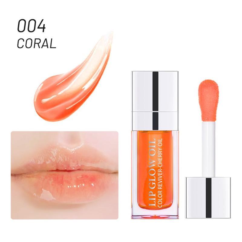 Lip Gloss Clear Fashion 6ml Crystal Jelly Moisturizing Oil Plumping Sexy Plump Glow Tinted Plumper Lips MakeupLip