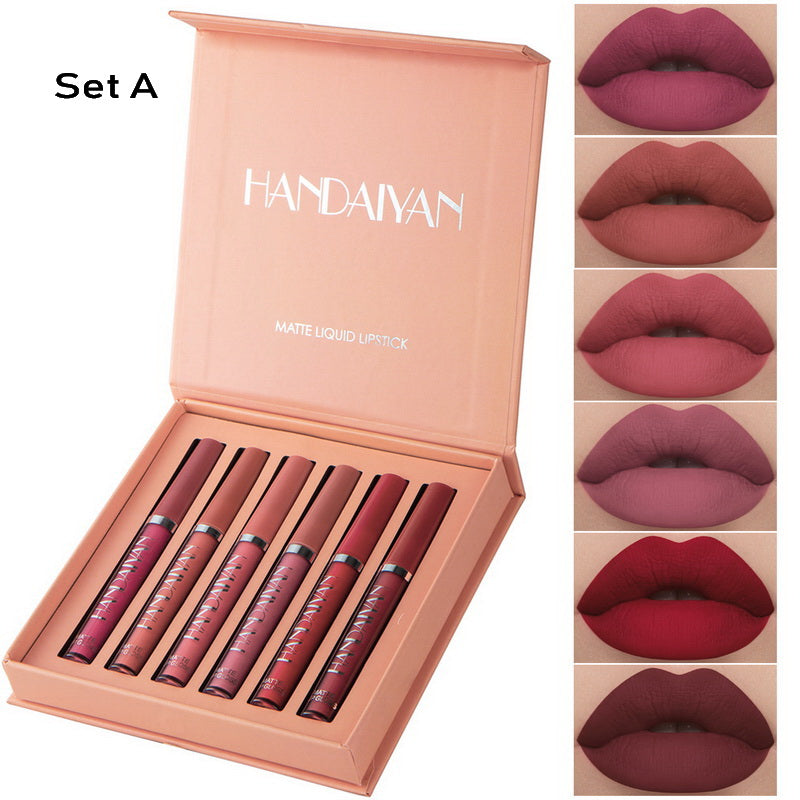 Handaiyan Sexy Lip kits Matte Liquid Lipstick Set