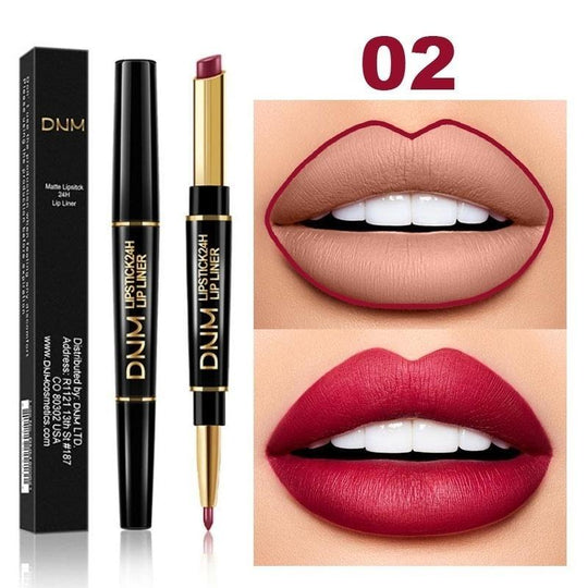 1 Liner Waterproof Matte Lipstick Pencil Contour Tint Sexy Red Long Lasting Moisturizer Lipliner Cosmetics TSLM1